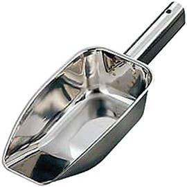 Yamashita Crafts SW 18-8 Tapered Ice Scoop Without Guard 120085008