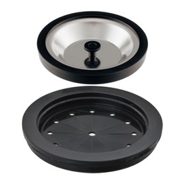 GAONA GA-PB071 Colossal Sink Drain Lid Set, Black