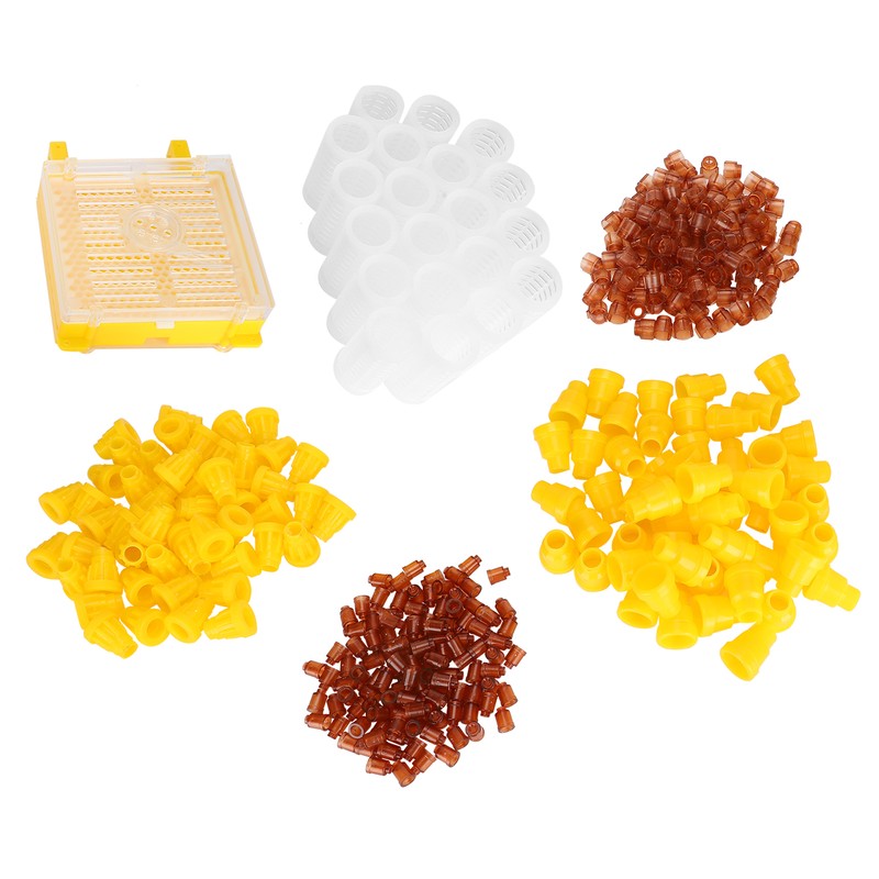 Plastic Queens Rearing System Bee Breeding Cultivating Box Cell Cup
