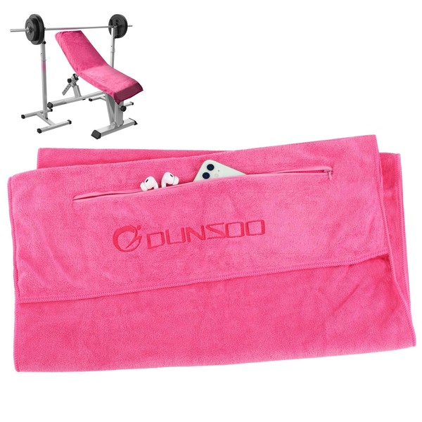 DUNSOO Fitness Towel, 120 x 50 cm, Microfibre Sports Towel