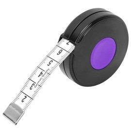 150cm Tape Measure Soft Retractable Tape for Body Fabric Sewing Tailor Cloth Knitting Home Craft Measurements, 1.5cm Wide(Purple)