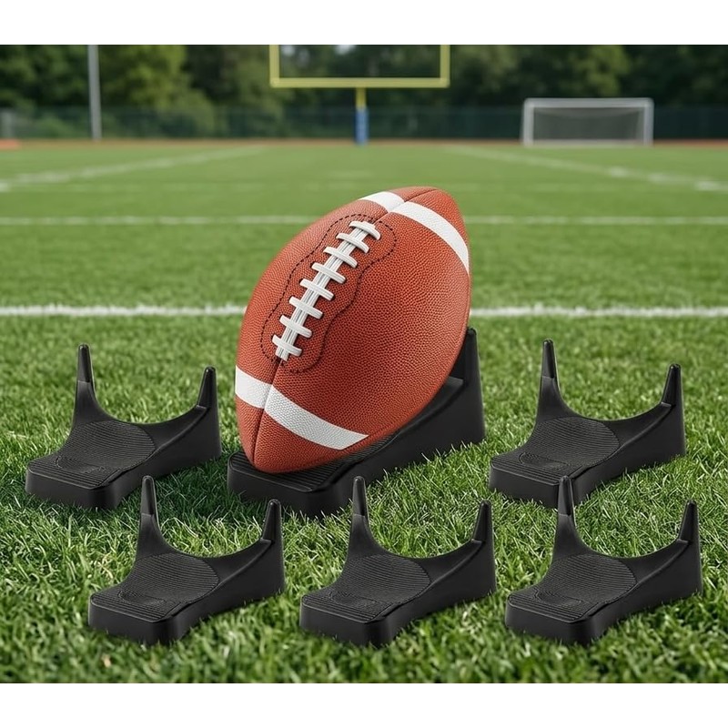 Muomdid 6 Pcs Football Kicking Tee, Kickoff Stand and Display