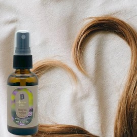 OLEUM VITAE Kit Hair and Body Oils. Aceites para Cabello y Cuerpo, Geranio-Vainilla, Sándalo-Miel, Té verde-Verbena. Con Aceites Esenciales