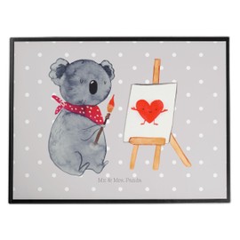 Mr. & Mrs. Panda Koala Artist Desk Mat Gift Desk Mat Proof of Love Drawing Desk Pads Love