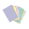 Filofax A5 Pastel 6 Blank Tabs