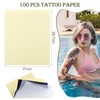 TOSAVGA 100 Sheets Tattoo Transfer Paper, A4 Stencil Paper, Tattoo