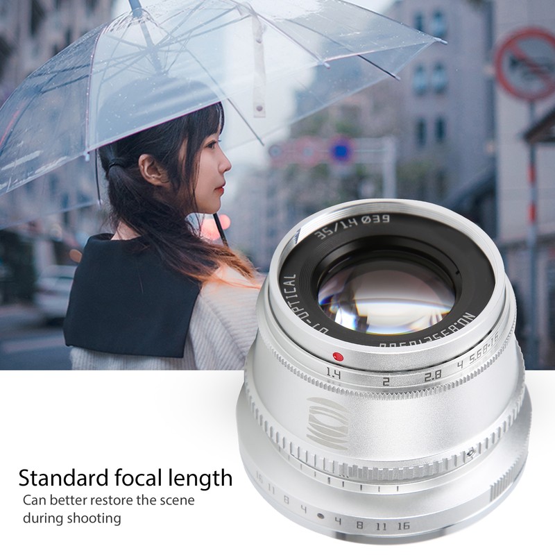 TTArtisan 35mm F1.4 for EOS.MMount APSC Lens for Canon M3/M5/M6/M6
