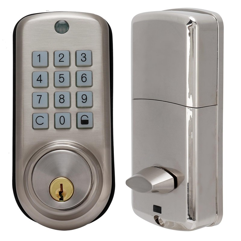 Uadme Coded Lock Mechanical Door Lock Set with Keypad, Combination