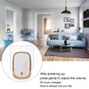 Timbre Inalámbrico, Smart Home Timbre Impermeable con 1 Receptor Y