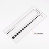 QUARKZMAN High Precision SEC Size Estimation Chart Clear Error Detection