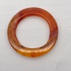 Unbranded Carnelian Agate Picture Frame Bead | 37x3.5mm | Orange