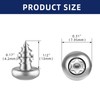 #8 x 1/2" Stainless Steel Button Head Torx Sheet Metal