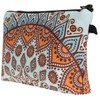 PREMYO Make-Up Pouch Cosmetic Bag Toiletry All Over Printed Design