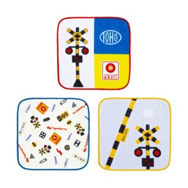TOHO x Popondetta Mini Railroad Crossing Towel Set of 3