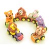 Animals in Train Sugar Set of 6