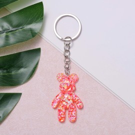 Little Pocket Bear Hug, Anxiety Relief Gifts for Women Men, Supports Positive Mental Health Gifts, Thinking of You Gift, Comforting Gift for Son Daughter Back to School, Red