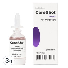 Buddyboo cat care shot nutritional supplement, 15ml, respiratory bronchial tube, 3 pcs / 버디부 고양이 케어샷 영양제, 15ml, 호흡기기관지, 3개