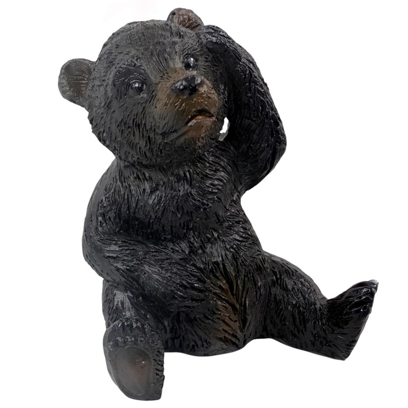 Set of 2 Jumbo Bear Fan Pulls – Rustic Resin