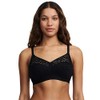 Chantelle Women's Norah Full-Coverage Front Closure Bra, Black, 36H