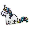 Papapatch Cute White Unicorn Horse Cartoon DIY Sew on Iron