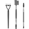 Eyebrow Brush Eyelash Separator Brow Comb & Lash Spoolie Professional