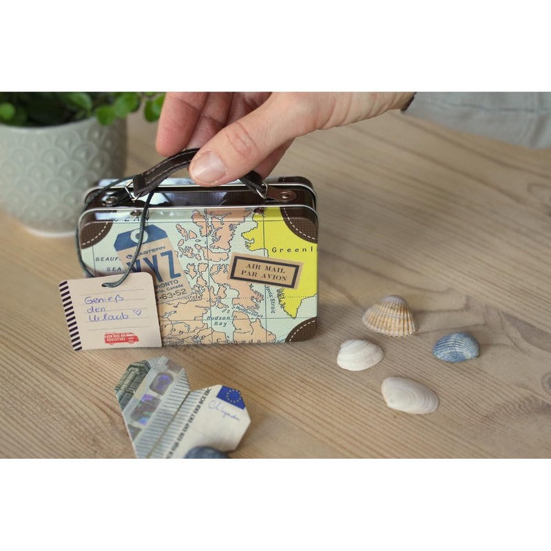 Moses Fernweh Mini Travel Case Travel Storage for Money Gifts,