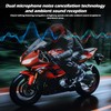 TNICER Motorcycle Bluetooth Headset T2Plus Dual Chip MESH Intercom 10-Way