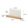 Yamazaki 6142 God Card Stand, Natural, Approx. W 9.8 x
