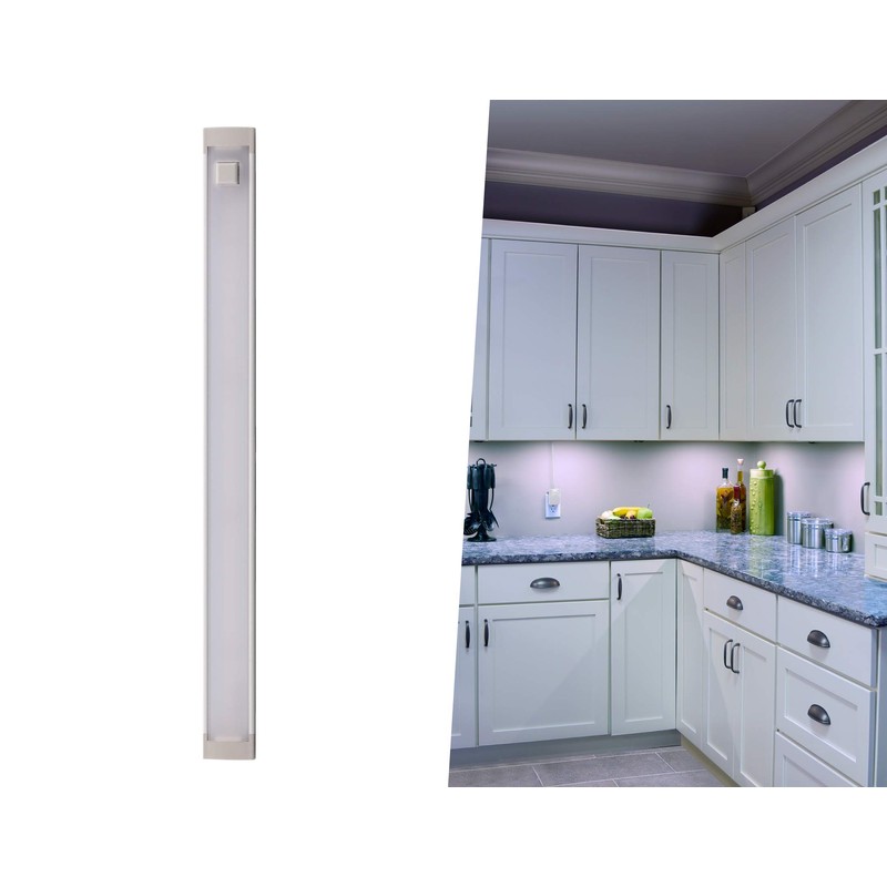 PureOptics LED Under Cabinet Kit with Motion Sensor, Dimmable Kitchen