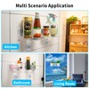 Skewo 2-Pack Acrylic Window Plant Shelves with Suction Cups &