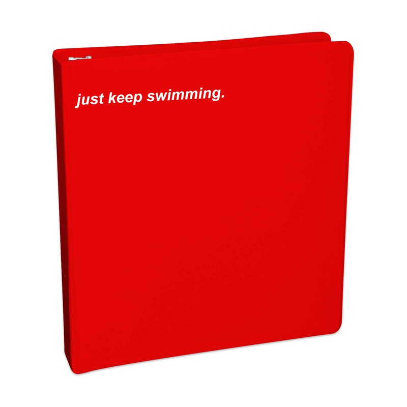 Bargain Max Decals Just Keep Swimming Sticker Decal Notebook Car