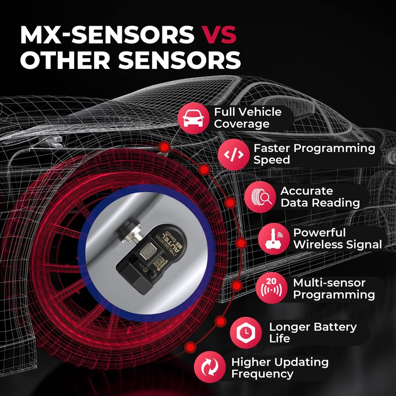Autel MX 315MHz TPMS Sistema de Control de presión de