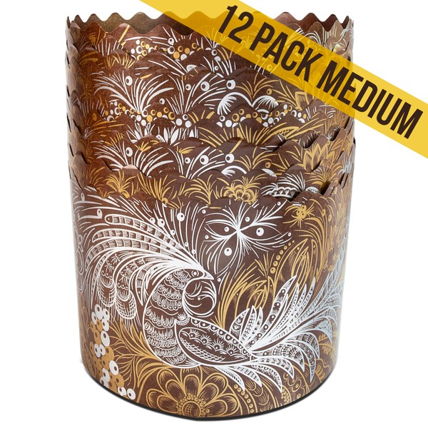 12 oz Easter Bread Paper Mold Paska |12 pcs| Kulich