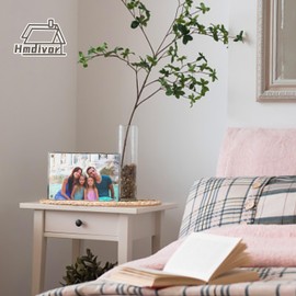 Hmdivor 4x6 Acrylic Picture Frame 3 Pack, Clear Double Sided Photo Frame with Magnetic Acrylic Self Standing for Tabletop Display, Wedding Table Numbers