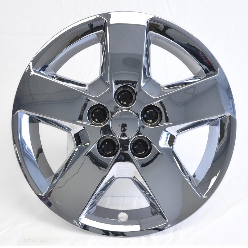4-Pack of 16' Screw-on Chrome Hubcaps fit for Malibu 2008