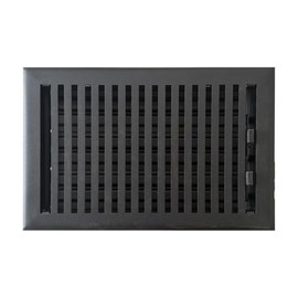 Empire Register Co. 6" x 10" Premium Vent Covers for Home Floor Only, Metal Damper Attached Floor Register, Heavy Duty Steel Walkable Floor Air Vent Covers, Register Cover Vents: Textured Black Finish