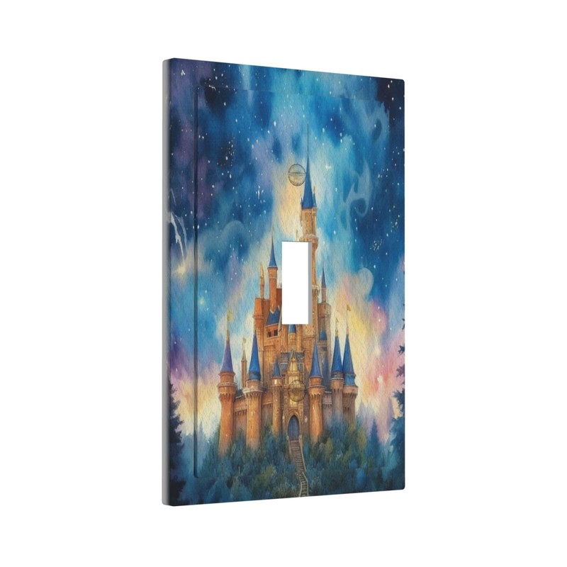 Decorative Art Light Switch Covers Enchanted Castle Single Toggle Wall