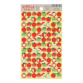 Circle Seal Basic Sticker [apple] RCSB-08