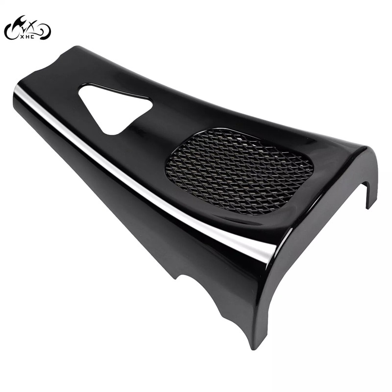 Unbranded Vivid Black Motor Chin Spoiler For Harley Touring Road