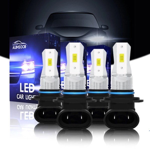 AUIMSOCO 9005 9006 LED Headlight Bulbs Kit Xenon White For