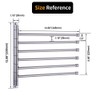 kimzcn Towel Holder Swing Out Towel Bar Stainless Steel Bathroom