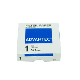 Advantech Toyo 00011090 Qualitative Filter Paper No. 1 Diameter 3.5 inches (90 mm), 100 Sheets