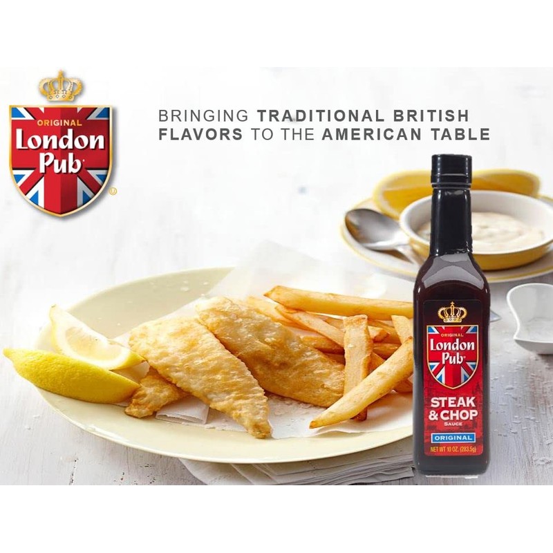 London Pub, Sauce Steak & Chop, 10 OZ (Pack of