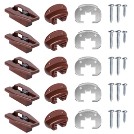 10 Sets for Kenlin Rite-Trak II Drawer Slides Replacement-Rite Track 2 Drawer Repair Parts for Dresser and Nightstand Drawers - 168 Track Guides (10)
