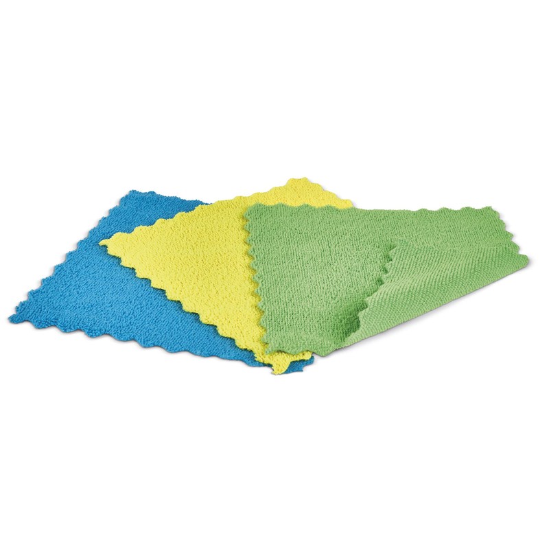 Spontex Microfibre Box, Microfibre Cloths in Practical Dispenser Box, Refillable,