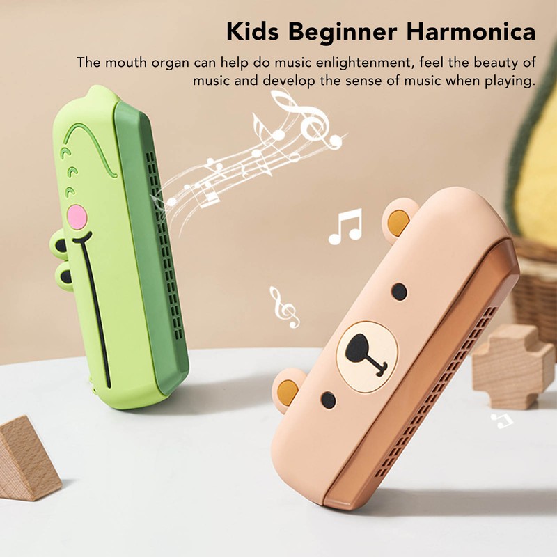 Kids Harmonica 16 Holes Musical Instrument Beginner Mouth Organ Hard