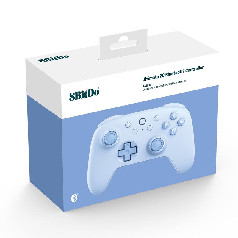 8BitDo Ultimate 2C Bluetooth Controller for Switch, Wireless Controller with