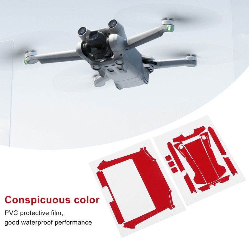 Drone Fluorescent Sticker Waterproof PVC Repeatable Paste Drone Body Remote
