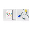 Wondershop 25ct LED C9 Classic Glow Indoor Outdoor Christmas String Lights with Green Wire