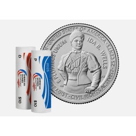 2025  Ida B Wells   American Women Quarter  2-Coins P&D Mints - Shipping NOW!